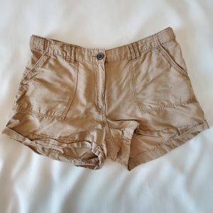 H&M Casual Tan Linen Shorts